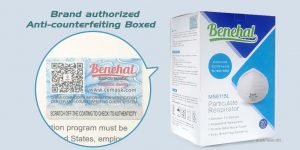 boxed, cloth face mask, n95, non woven facemask dust mask, non woven facemask, ms6115, niosh protecting box view benehal 6115l12 shop item