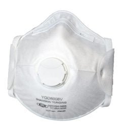 dustmask, n95 yqd non woven mask, headmounted valved protective dust mask, cup, thumb yichita yqd8008v cdc noish approved 6001 photos