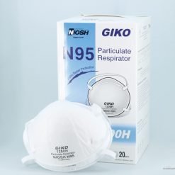 n95, non woven mask, headwear sanical, light weight, headband dust masks cup, cup, box view giko1200h 4 images