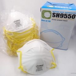 headband, non woven mask cloth face mask facepiece, cdc, industrial, dust face mask niosh, sh9550, pdf authorized san huei cup niosh gallery